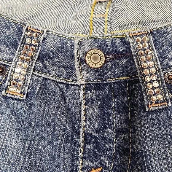 bebe Light Blue Boot Cut Jeans - Picture 3 of 7